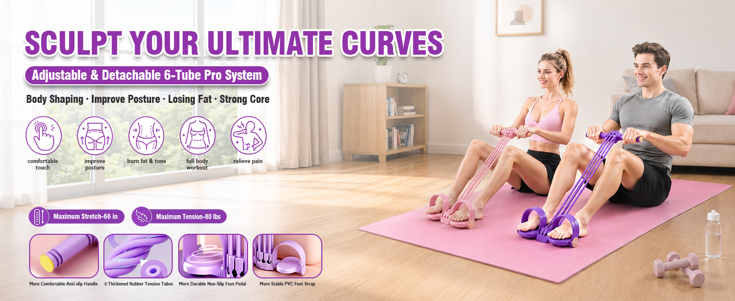 multifunctional multi functional pedal gropething petal resistance workout yoga band with handle