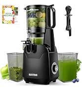 SUSTEAS Juicer Machines with 5.3" Extra Wide Chute,Cold Press Juicer for Whole Fruits & Vegetable...