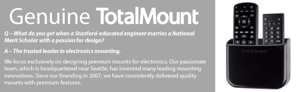 TotalMount Hole-Free Remote Holder