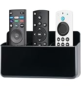 First-zgel 3 Slot Adjustable Remote Holder Wall Mount, TV Controller Holder Hollow Bottom Slot Ea...