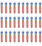 30 Tubes Bulk Travel Size Mini Toothpaste, 0.35 oz Disposable Mint Flavor Pocket Teeth Paste Smal...