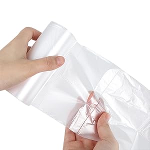 4.5l trash bags clear