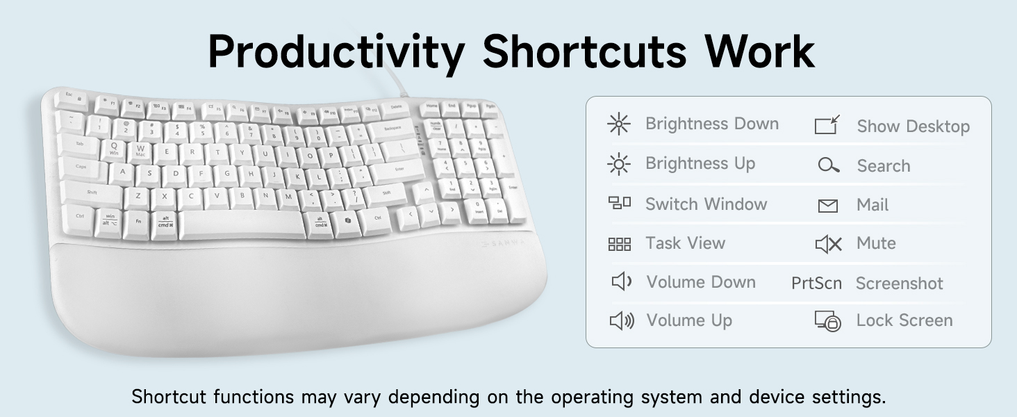 wrist support keyboard
