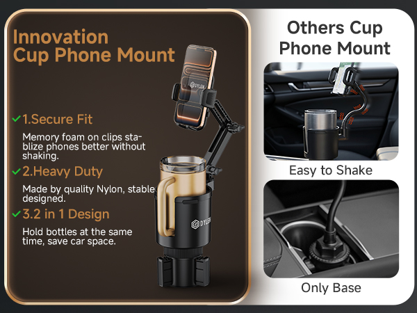 cupholder phone holder for car