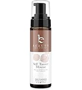 Beauty by Earth Self Tanner Mousse - Fair to Medium Fake Tan Sunless Tanner, Self Tanners Best Se...