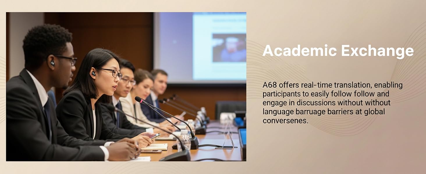 ai translation earbuds academic exchange