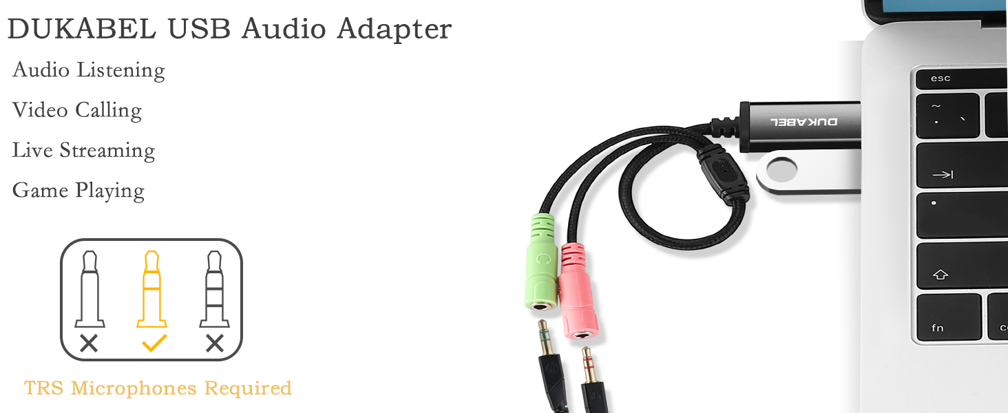 USB External Stereo Sound Adapter