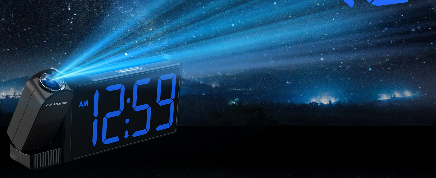 projection alarm clock