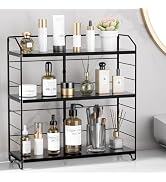 MAYZOLOP Bathroom Counter Organizer, Makeup Organizer Countertop, Countertop Storage Shelf for Ba...