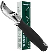 Beneno Heavy Duty Ice Cream Scoop with Comfortable Grip Long Handle, Upgraded Anti-fracture Durab...