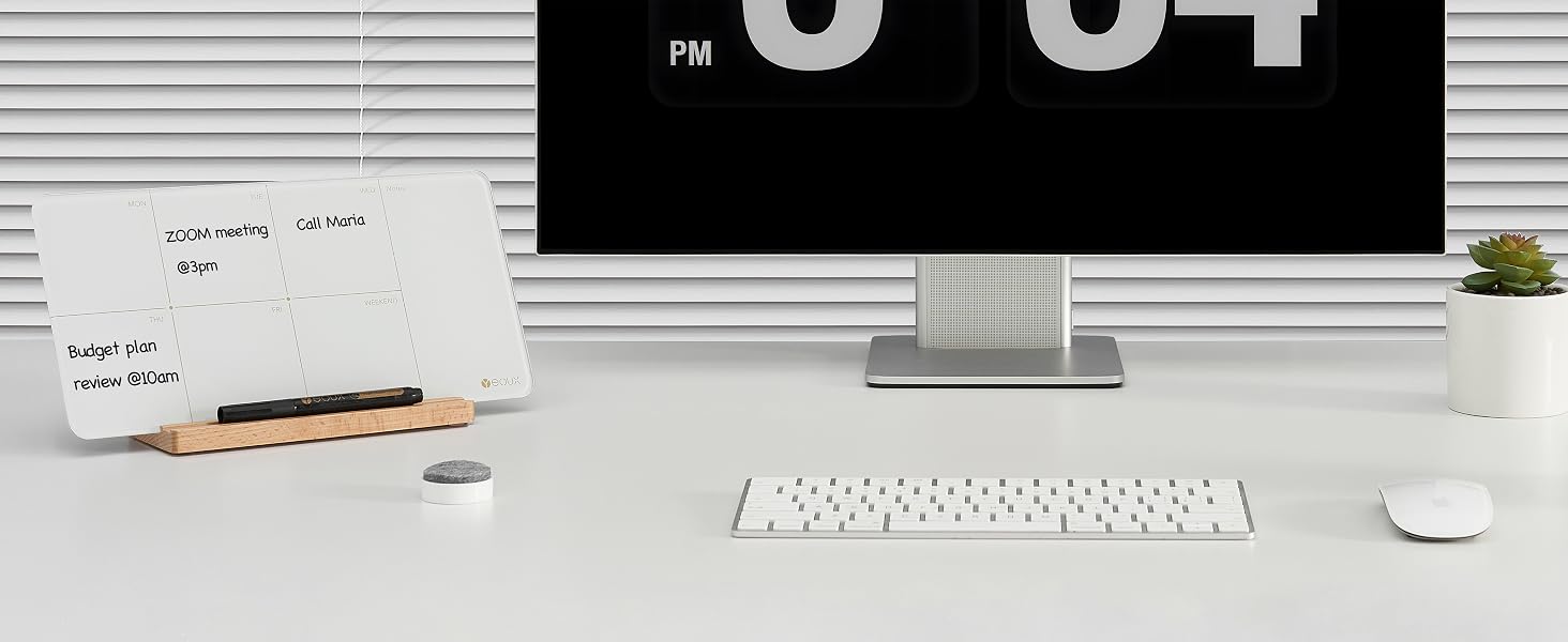 Desk weekly whiteboard, weekly to do planner dry erase for desktop -YX210503