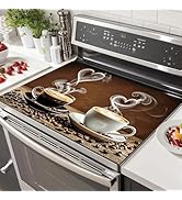 HOMETITUTE Stove Top Covers Pad 28 x 20 inches Coffee Bar Mats Kitchen Decorations Dish Drying Ma...