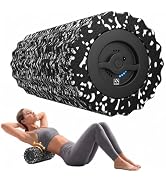 FITINDEX Vibrating Foam Roller for Muscle Deep Tissue, Back Pain Relief, Leg Foot Neck Massager, ...