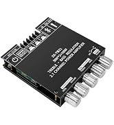 ZK-TB21 2.1 Channel Bluetooth 5.0 Amplifier Board, 50W+50W+100W Subwoofer Amp with Treble & Bass ...