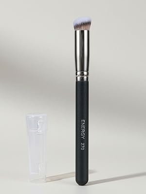 concealer brush under eye with cap