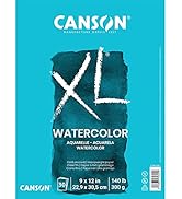 Canson 100510941 XL Series Watercolor Pad, 1 Pack, Multicolor