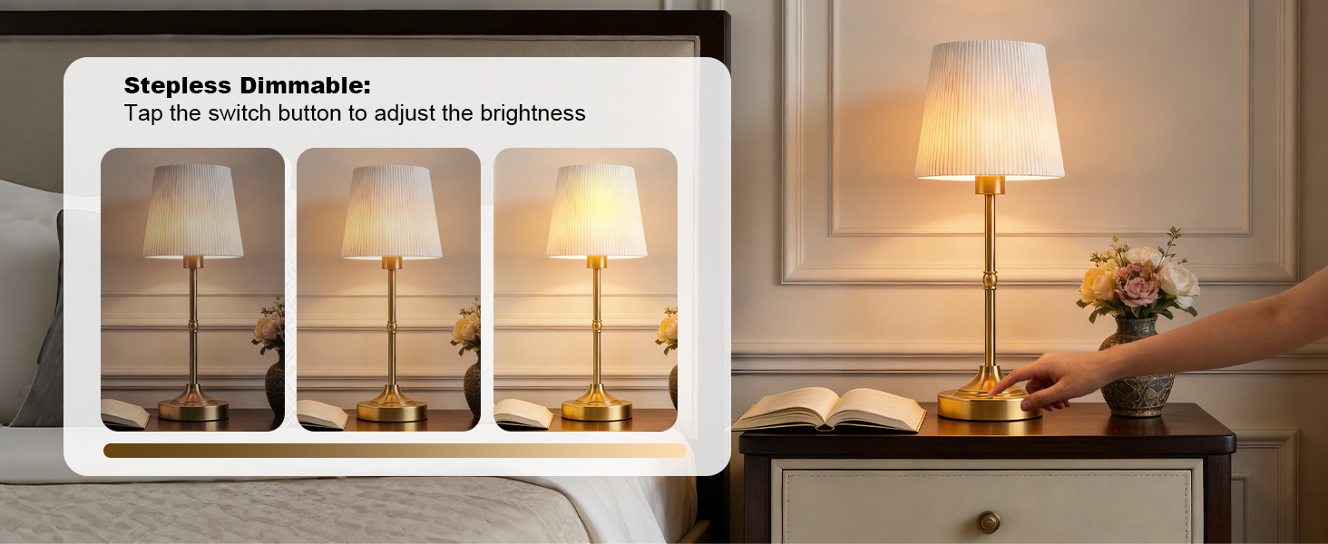 Stepless Dimming Table Lamps