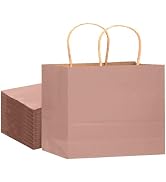 qiqee 13"x4.5"x10" Large Gift Bag with Handles Bulk 32PCS Gift Paper Bags Salmon Bags Multiple Us...