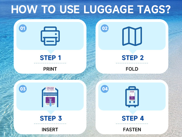 Cruise luggage tag
