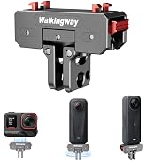 Walking Way 360° Rotation Magnetic Quick Release Mount for Insta360 X5/X4 Air/ACE PRO/2, Aluminum...