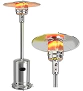Patio Heater, 48000 BTU Outdoor Patio Heater Propane, ARLIME Floor Standing Portable Gas Heater, ...