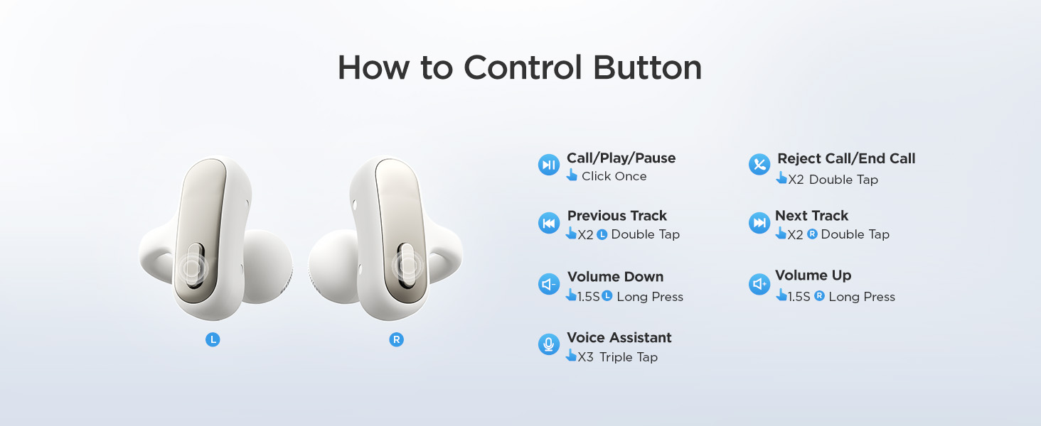 clip-on open-ear earbuds