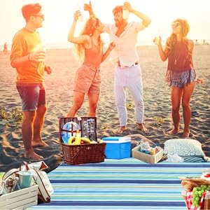 Beach Blanket Outdoor Picnic