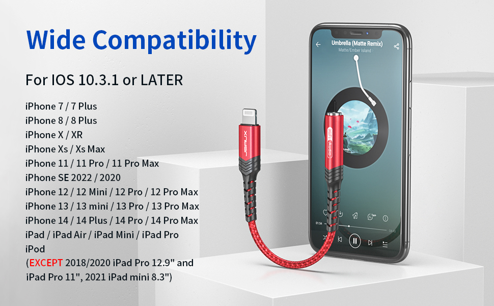 lightning to 3.5mm adapter