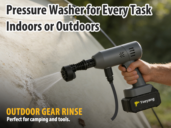 battery powered pressure washer