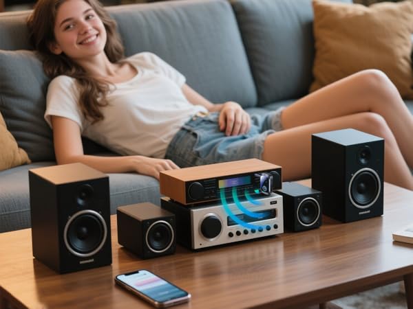 Bluetooth receiver for home stereo