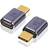 Poyiccot USB C Extender Adapter 40Gbps, 2Pack USB C Male to Female Extension Adapter 8K@60Hz, USB...