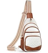 Sunpour Anti Theft Crossbody Bags for Women RFID Leather Sling Purses,Crossbody Bags Travel Leath...