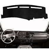 SHINEHOME Dashboard Cover Dash Mat Compatible with 1999-2006 Chevy Silverado Tahoe Avalanche Subu...
