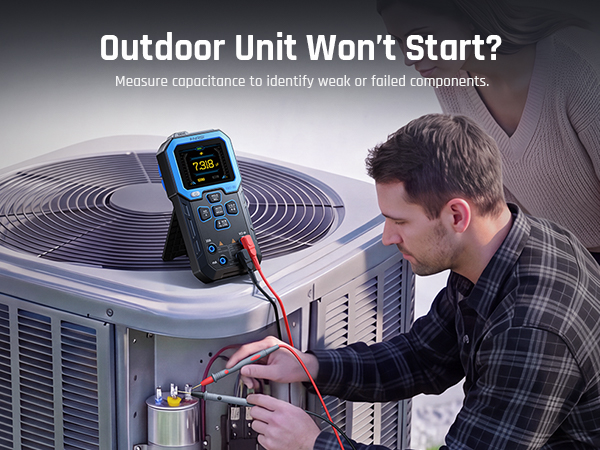 Multimeter with Capacitor Tester