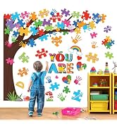 decalmile Reading Corner Tree Wall Stickers Inspirational Motivational Quotes Wall Decals Kids Pl...