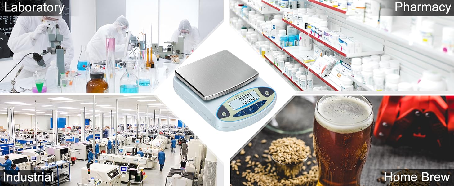 Lab Scale 6000gx0.01g Analytical Balance