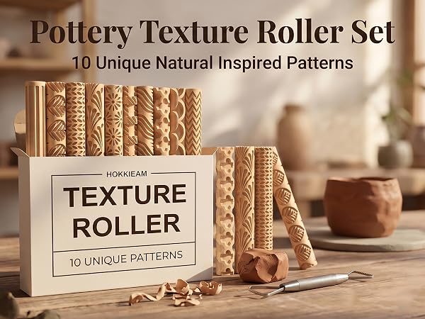 clay texture rollers