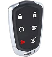 Smart Key for Cadillac Escalade 2016-2020, Alliskeys 6-Button Proximity Smart Key Replacement for...