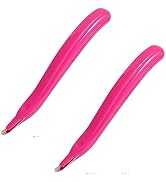 2 Pcs Pink Portable Staple Remover, Staple Puller Tool Magnetic Head Staple Removal Tool Handheld...
