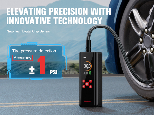 portable compressor tire inflator