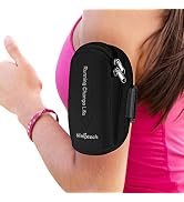 Simptech Running Phone Armband – Sweatproof Workout Arm Band Holder for iPhone 16/15/14/13/Pro Ma...