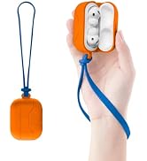 Bone Cover for AirPods Pro 3 Case with Hand Strap, Shock-Absorbing & Scratch-Free Silicone Protec...