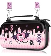 Gurgitat Carrying Case for Nintendo Switch 2 (2025) - Skull Cute Kawaii Design with Handle and St...