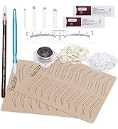 Eyebrow Microblading Kit, Fenshine Permanent Microblading Tattoo Practice Kit Microblading Needli...