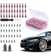 Cupofpet 60 Pcs Tire Plugs Screw Type, Professional Grade Emergency Tire Screw Plug Repair Kit wi...