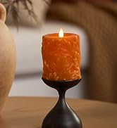 Marmalade-Embossed Leaves Pillar