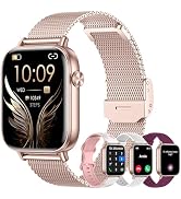 Betatree Smart Watch for Women (Answer/Make Calls),1.83" Touch Screen Fitness Tracker with 4 Band...