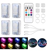 2026 Upgraded 11LEDs Wireless LED Strobe Lights, Ultra Bright 8 Colors Aircraft Strobe Lights wit...