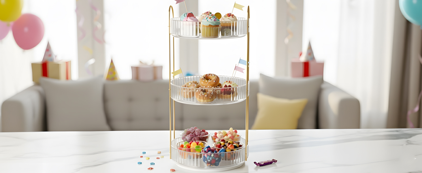 360° Rotating Makeup Organizer