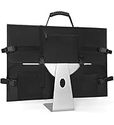 Monitor Carrying Case, Adjustable Travel Case for 27" LCD Screens and Monitors Protective Carryin...